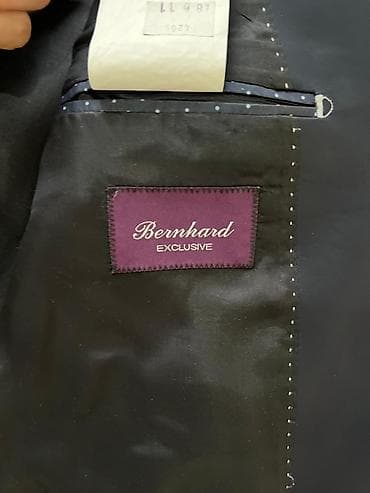 костюм с брюками: Классический костюм-брюки Цвет темно синий Размер 48 Состояние — 4