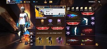 Значки: Игровой аккаунт Free Fire Характеристики: - Уровень профиля: 70 — 1