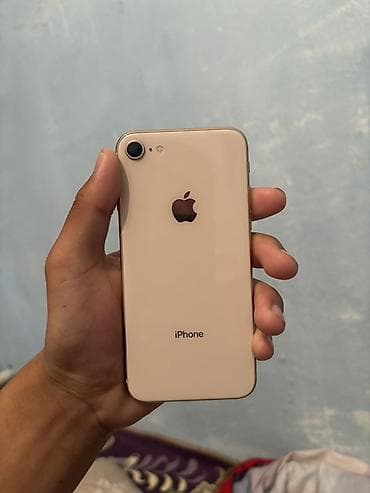 IPhone 8, Б/у, 64 ГБ, Золотой, 100 %