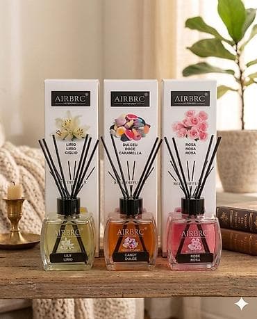 освижител воздуха: Аромадиффузоры AIRBRC с ротанговыми палочками Описание: - Формат — 5