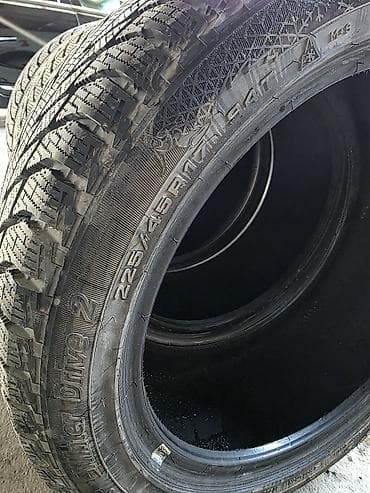 22545 r17 зима: Шины 225 / 45 / R 17, Зима, Б/у, Комплект, Легковые, Россия, Cordiant — 4