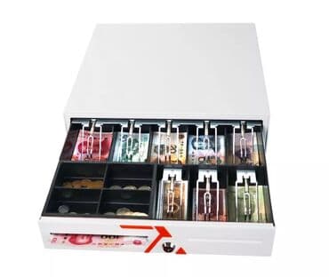 ящик для документов: Денежный ящик las 405G 7/5 (кассовый ящик) 8 ячеек для купюр, 4 ячеек — 2