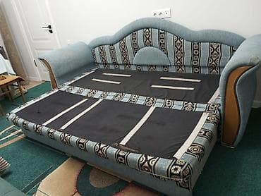 раскладной диван: Прямой диван, Б/у — 4