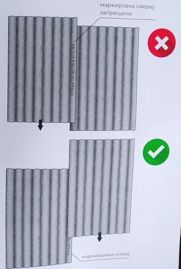 кантский шифер цена: ШИФЕР -430. Шифер. шыйпыр.Шифер Кант шифер TШП. 8-волновый размер — 8