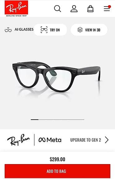 samsung frontier: Продаю новые запечатанные очки Ray-Ban Meta: - Skyler Gen1 | Shiny — 2