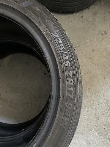 17: Шины 225 / 45 / R 17, Лето, Б/у, Пара, Легковые, Корея, Kumho — 3