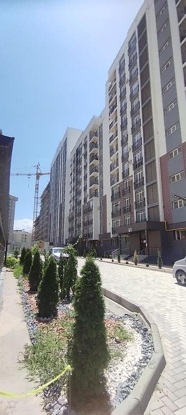 Квартиры: 1 комната, 45 м², Асанбай мкр Элитка, 6 этаж, ПСО (под самоотделку) — 7