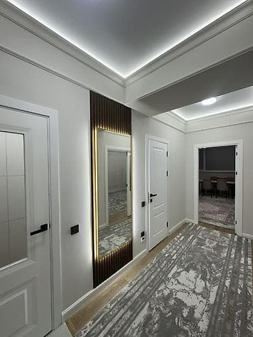 osh flat: 1 комната, 49 м², Пишпек Элитка, 4 этаж, Дизайнерский ремонт — 8
