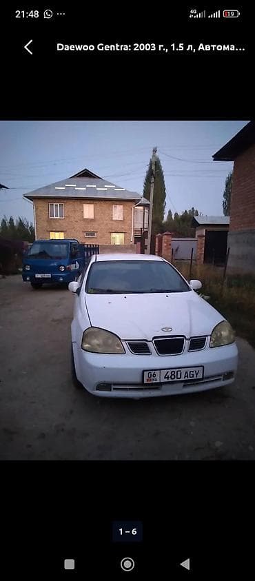 машина берем: Daewoo Lacetti: 2003 г., 1.5 л, Автомат, Бензин, Седан — 4