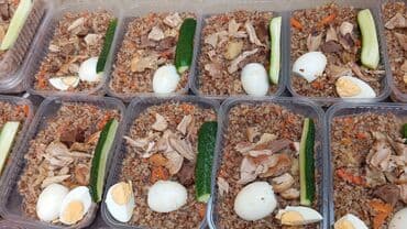 дунганская кухня: Уйгурский лагман в удобных контейнерах для разогрева. Домашняя лапша — 6