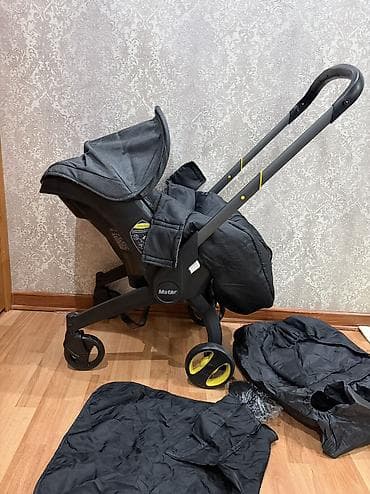 Коляски: Коляска + автолюлка 2в 1 состояние новое все в комплекте — 2