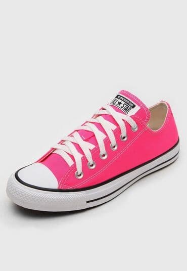 converse all star: Кроссовки, 37, Converse, Б/у, цвет - Розовый, Самовывоз — 2