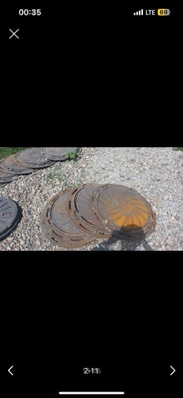 накопительный бак для воды в частном доме цена: Темир-бетон шакеги септик үчүн Өлчөмү: 110 x 90 x 10 см, Акылуу орнотуу, Чекене — 16