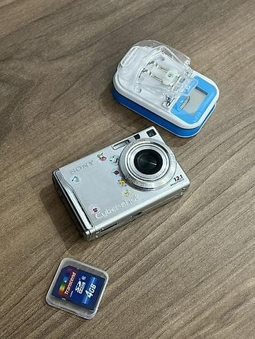 technics rs: Цифровой фотоаппарат Sony Cyber‑shot (серебристый) + карта памяти SD 4 — 1