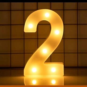 бишкек детская одежда оптом: Объемные светящиеся цифры 2024! размер: 17см*20см можно использовать — 2