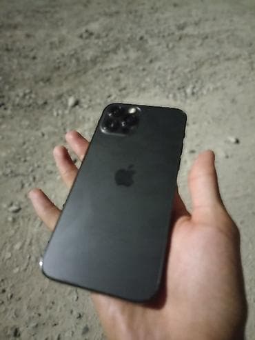 iphone battery: IPhone 12 Pro, Б/у, 128 ГБ, Графит, Защитное стекло, Чехол, 78 % — 3