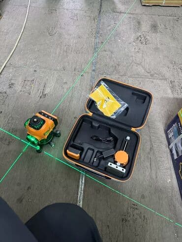 Лазерный уровень (зелёный луч) в комплекте - Самовыравнивающийся at lalafo.kg Лазерный уровень (зелёный луч) в комплекте - Самовыравнивающийся