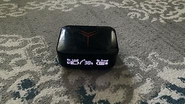 Аудиотехника: Игровые беспроводные наушники TWS с подсветкой и LED‑дисплеем заряда — 1