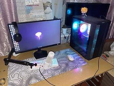 купить наушники с микрофоном: Компьютер, ОЗУ 32 ГБ, Игровой, AMD Ryzen 5, SSD — 2