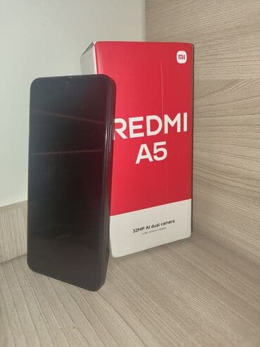 mi телефон: Redmi, Redmi 5A, Новый, 128 ГБ, цвет - Черный, 2 SIM — 1