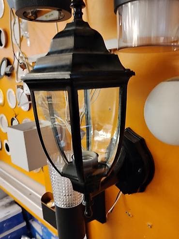 study lamp: Уличный настенный светильник в классическом стиле (бра-фонарь) - Тип — 1