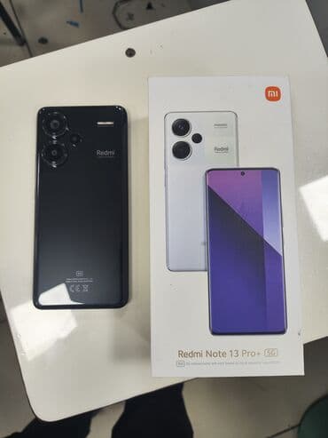 редми нот 9про: Redmi, Redmi Note 13 Pro Plus, Колдонулган, 512 ГБ, түсү - Кара, 2 SIM — 2