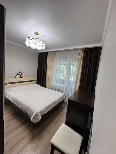 Батирлер: 2 бөлмө, 49 м², Аламедин-1 мкр 105-серия, 1 кабат, Жаңы ремонт — 4