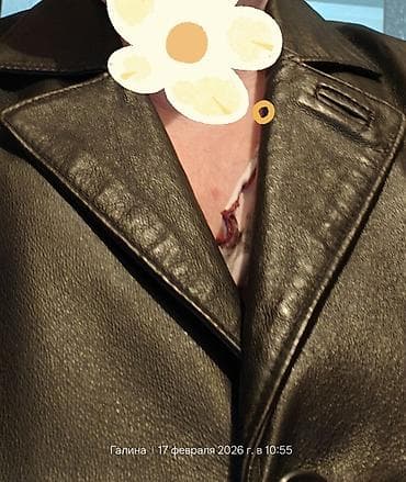 кожа плащ: Плащ, Классическая модель, 5XL — 7