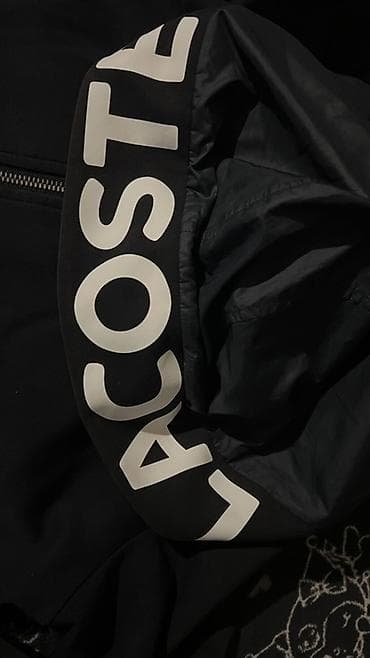 nike tech flecce: Худи/куртка на молнии Lacoste, размер M (Slim Fit). - Цвет: черный. - — 3