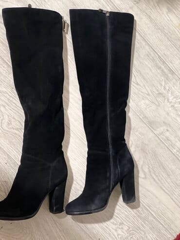 Спецодежда: Продается зимние ботфорты, натуральная замша европейские размер 35-й — 2