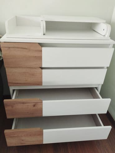 стол для уроков с полками: Пеленальный стол, Новый, ЛДСП — 6