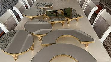 Идиш-аяк: Зеркальная подставка для нарезки Заказ алабыз оптом и в розницу! Хит — 1