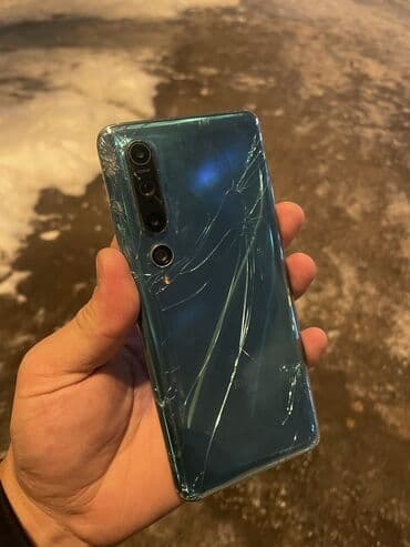 стекла для планшетов drobak: Xiaomi, Mi 10 5G, Б/у, 128 ГБ, цвет - Синий, 1 SIM, 2 SIM — 2