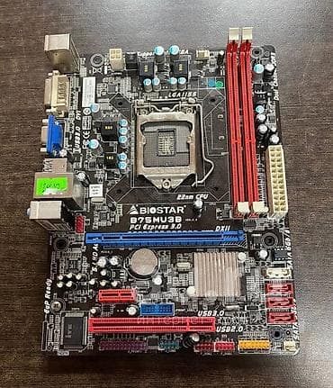 айфон 14 п: Материнская плата для ПК, Б/у, Biostar, LGA1155 — 1