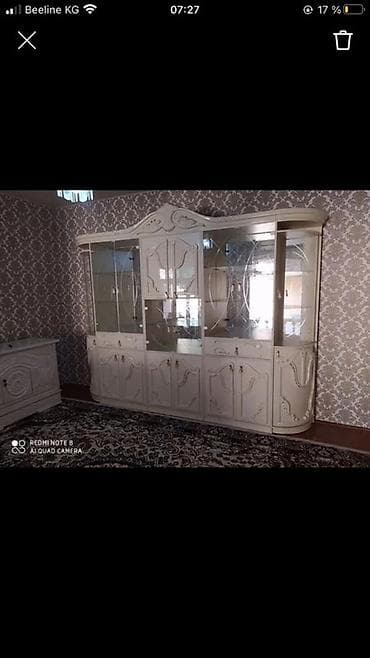 Стенка-шкаф, Тип стенки-шкафа: Горка, Для зала, Особенности: Для хранения посуды