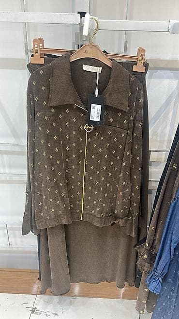 кыргыз кийими: Күнүмдүк көйнөк, Узун модель, Аял көйнөгү - эркек көйнөгү, Бардык өлчөмдөр — 2