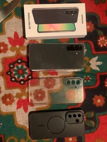 переносной принтер: Samsung Galaxy A56, Новый, 256 ГБ, цвет - Серый, 1 SIM — 1