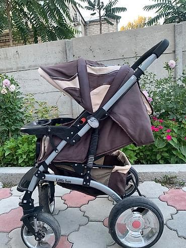 Детский мир: Коляска, цвет - Коричневый, Б/у — 5