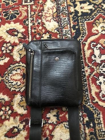 Сумкалар: Сумка через плечо BUTUN, мужская. - Материал: натуральная кожа с — 1