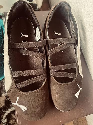 osiris d3: Балетки Puma - Модель: женские балетки с перекрёстными эластичными — 1