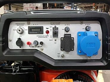 Бензиновый электрогенератор с панелью управления - Выходы переменного at lalafo.kg Бензиновый электрогенератор с панелью управления - Выходы переменного