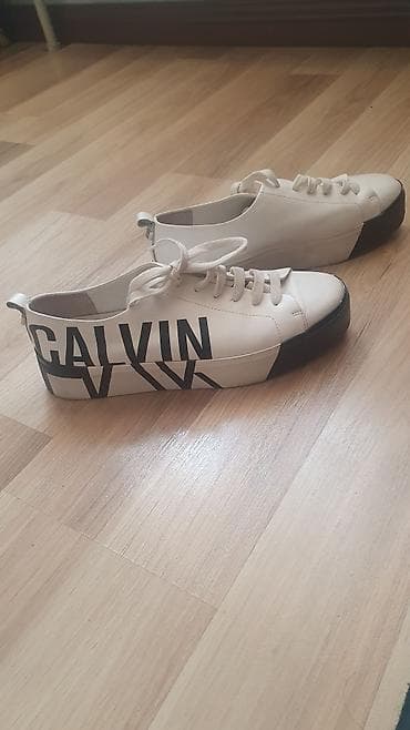 Сабо: Кроссовки, 40, Calvin Klein, Новый, цвет - Белый — 1