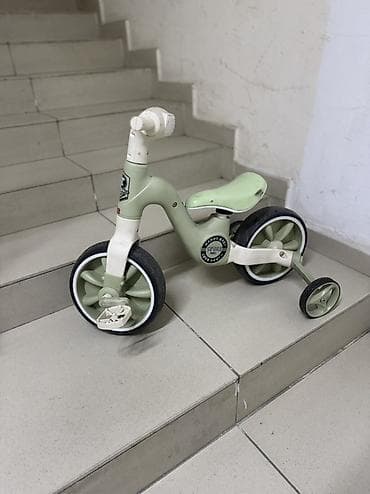 fidget cube: Детский транспорт: беговел-трансформер и трехколесный самокат 1) — 1