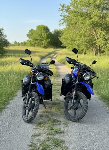 электронные мотоциклы: Классический мотоцикл Suzuki, 200 куб. см, Бензин, Взрослый, Новый — 3