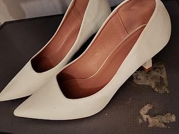 trap star: Туфли-лодочки женские, белые - Классическая модель на тонком — 5