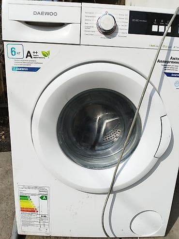Стиральные машины: Стиральная машина Daewoo, 6кг сатылат колдонулган абалы жакшы без шум — 1