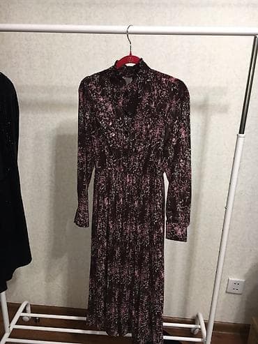 Личные вещи: Повседневное платье, Турция, Осень-весна, Длинная модель, Шифон, Турецкое, S, M, L — 1