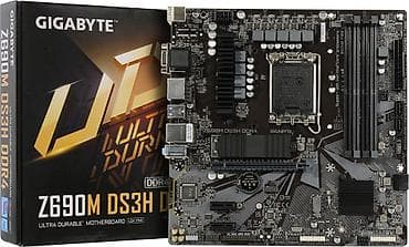 ddr4 32: Материнская плата, Б/у, Gigabyte, LGA1700, Micro-ATX, Для ПК — 2