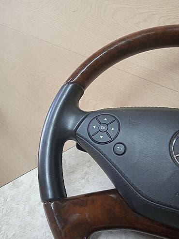 w164: Автозапчасти на Мерседес-бенц Руль на мерседес-бенц w221. Руль дерево — 3
