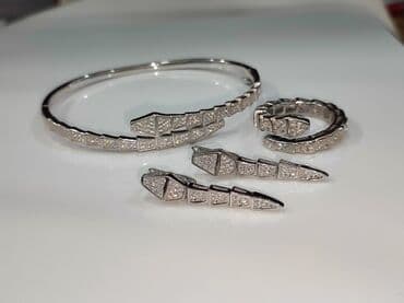 эксклюзивные свадебные пригласительные: Серебряный Набор+ Браслет Серебро 925 пробы Размеры имеются Набор — 8